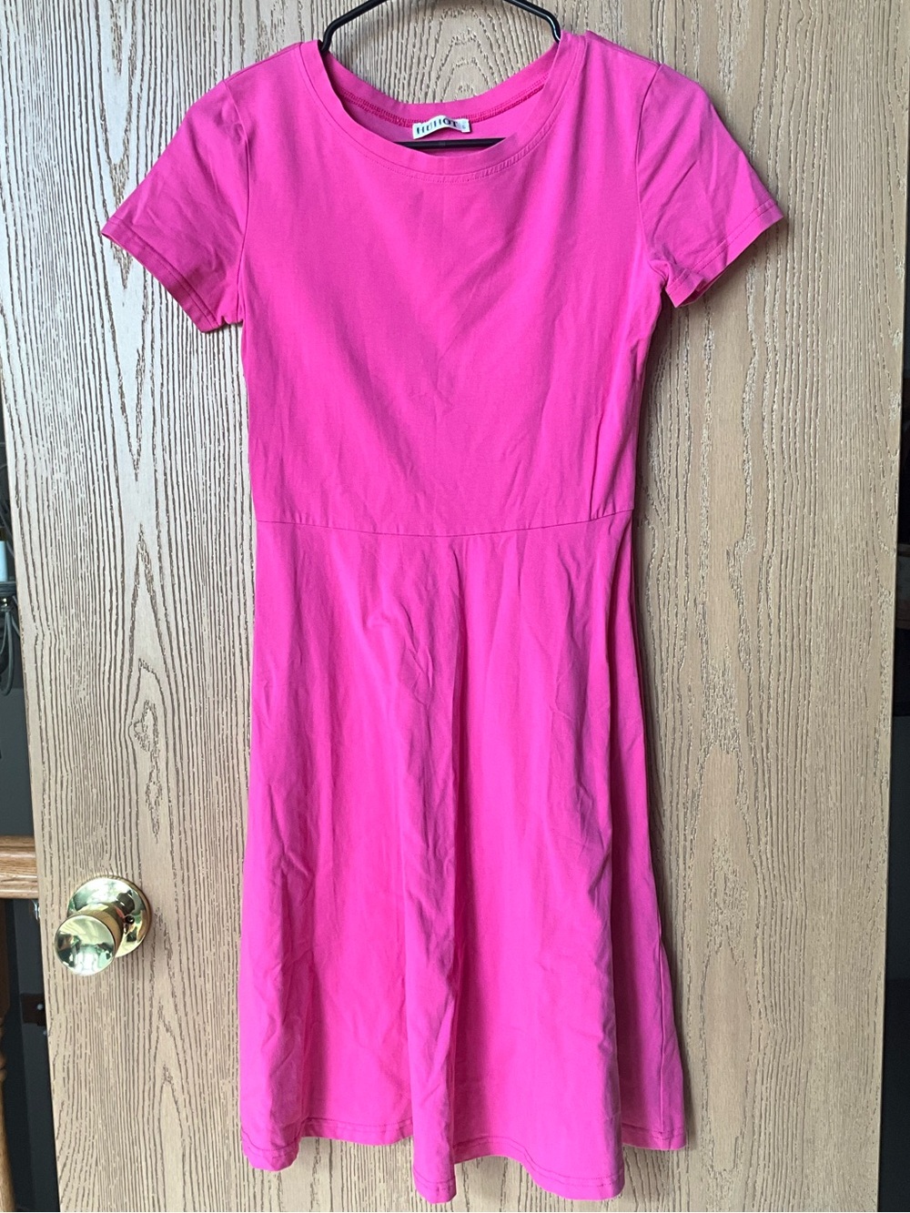 HuHot  Pink t-shirt dress